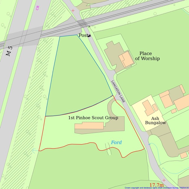 Acceptable Blue outline alongside a red outline.