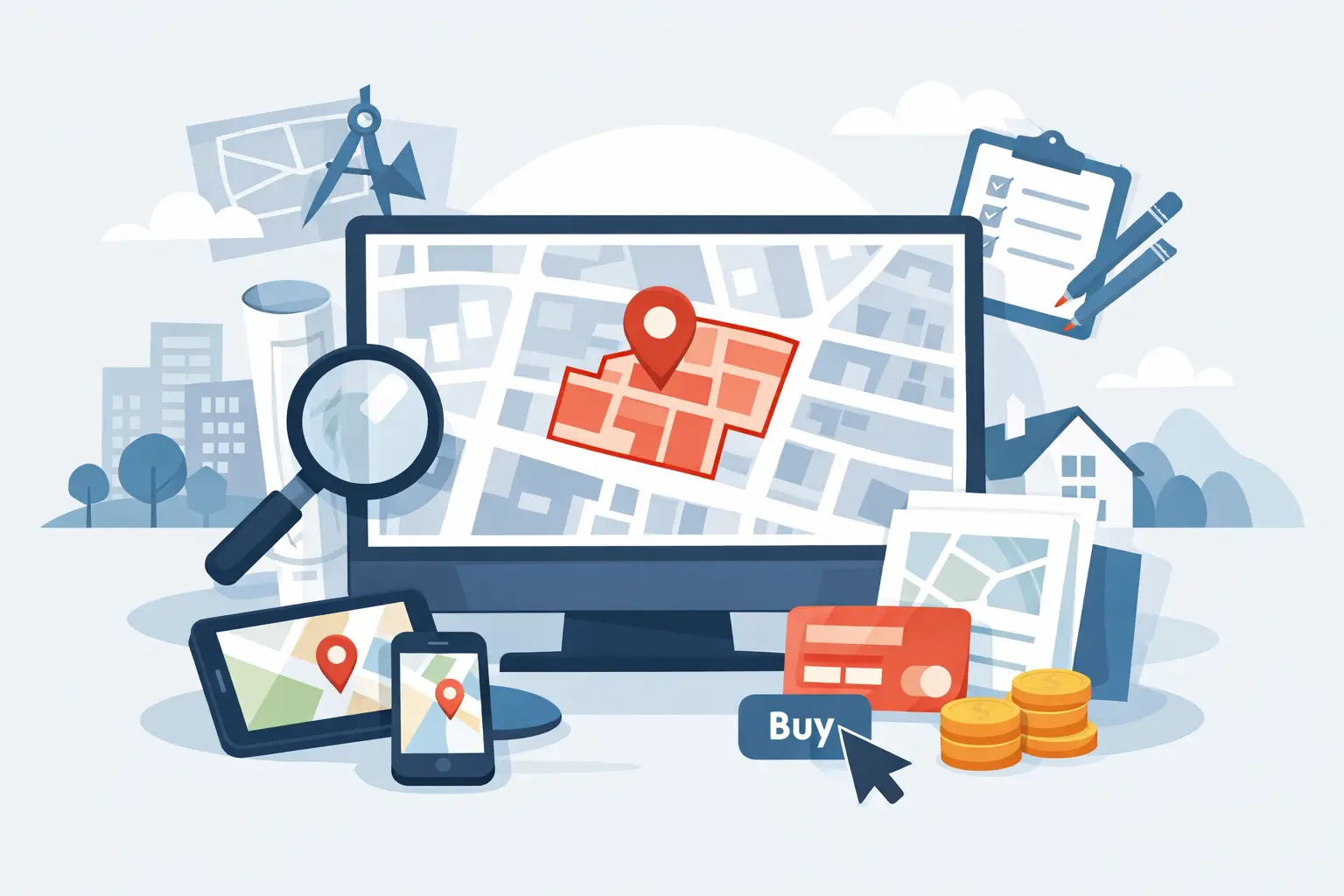 How to quickly order location plan online
