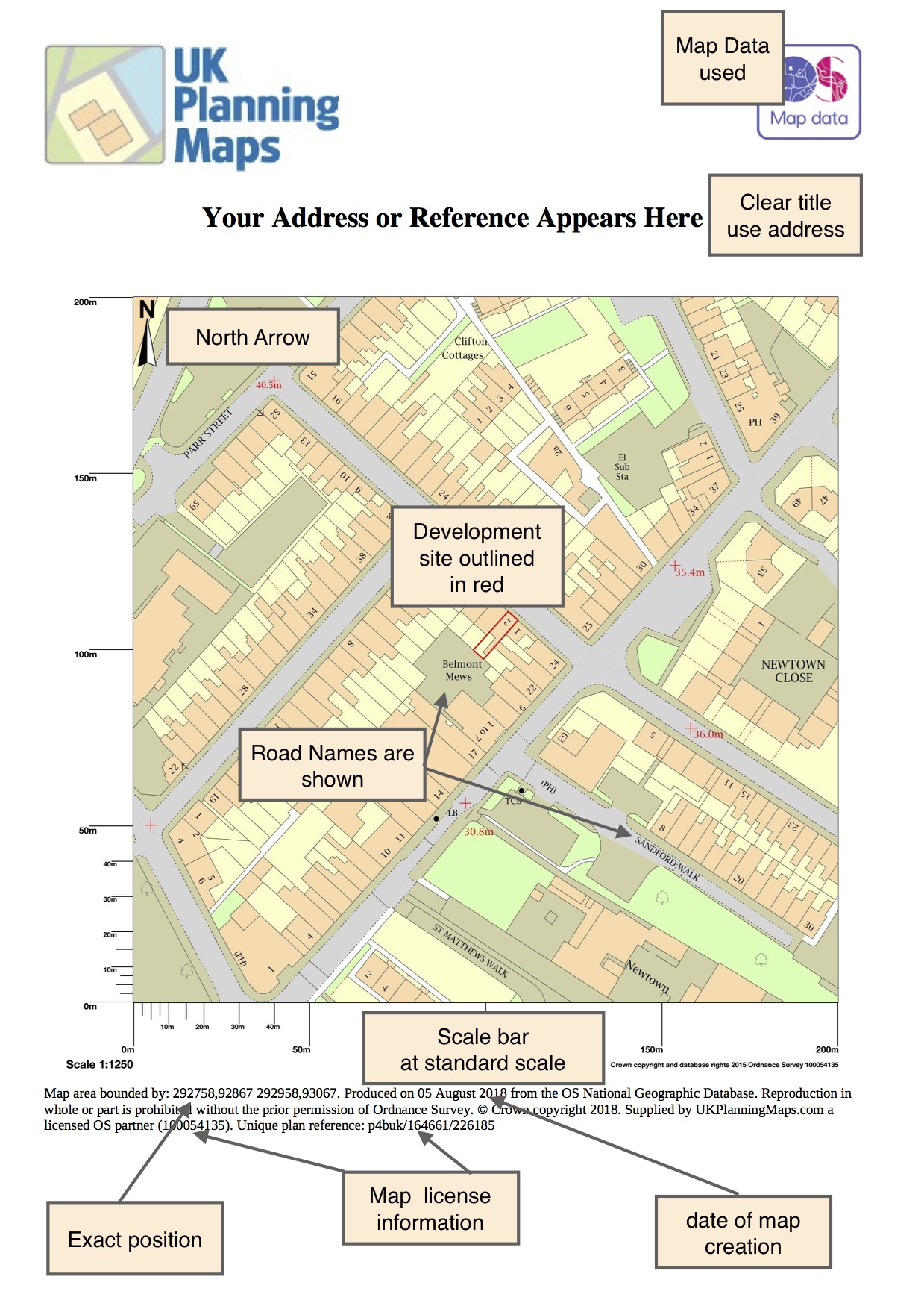 Location Plans From UK Planning Maps Location Plans From UK Planning Maps