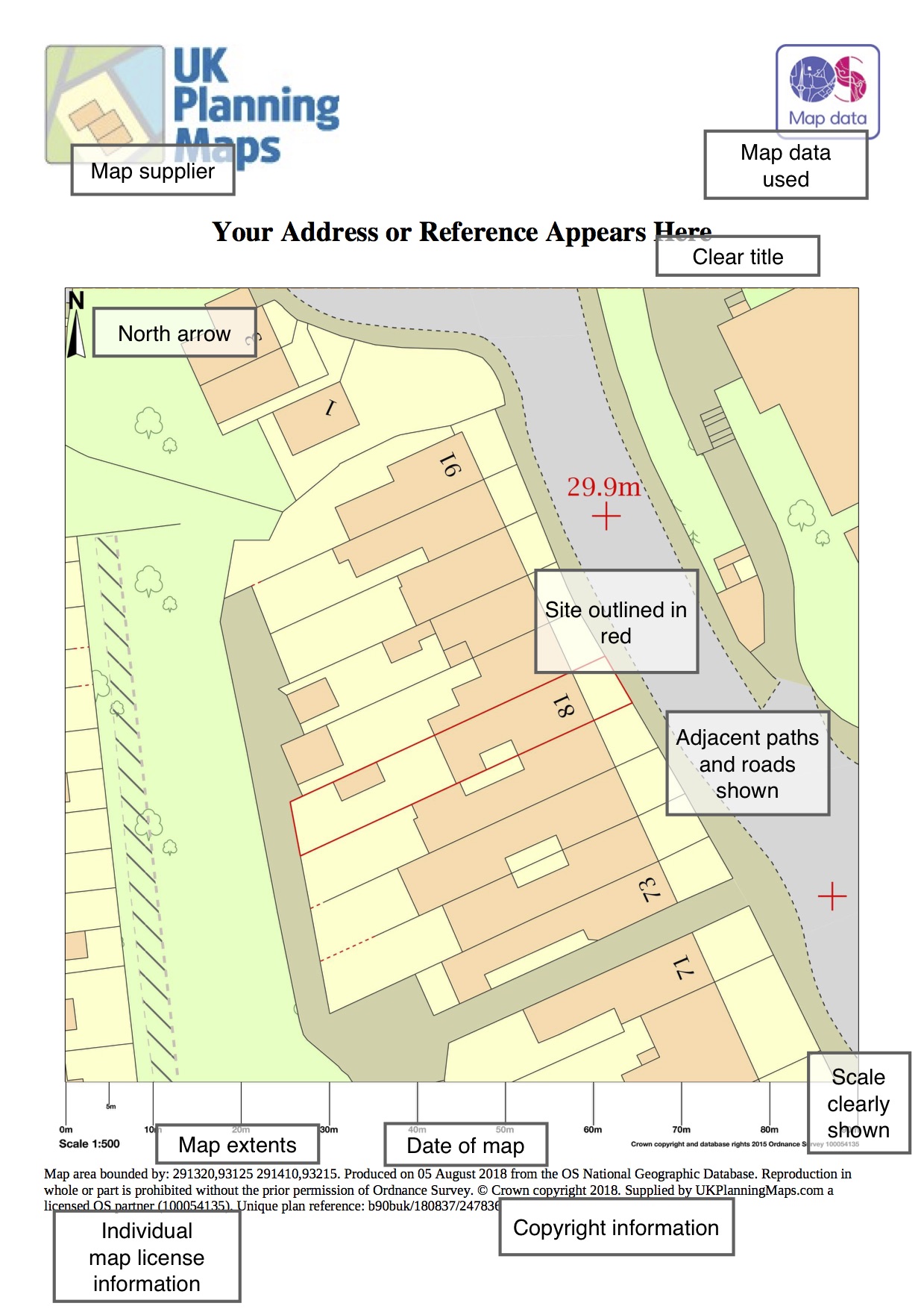 Example block plan Planning Maps